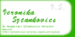 veronika sztankovics business card